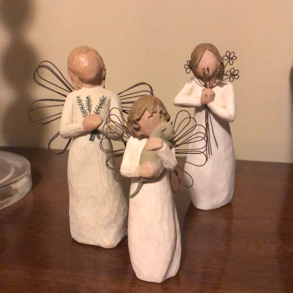 WillowTree Angel with Cat Only